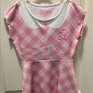 Barbie Pink Checkered Dress